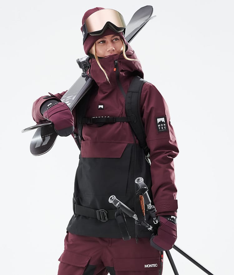 Montec Doom W 21 Skijacke Damen Burgundy/Black, Image 2 of 12