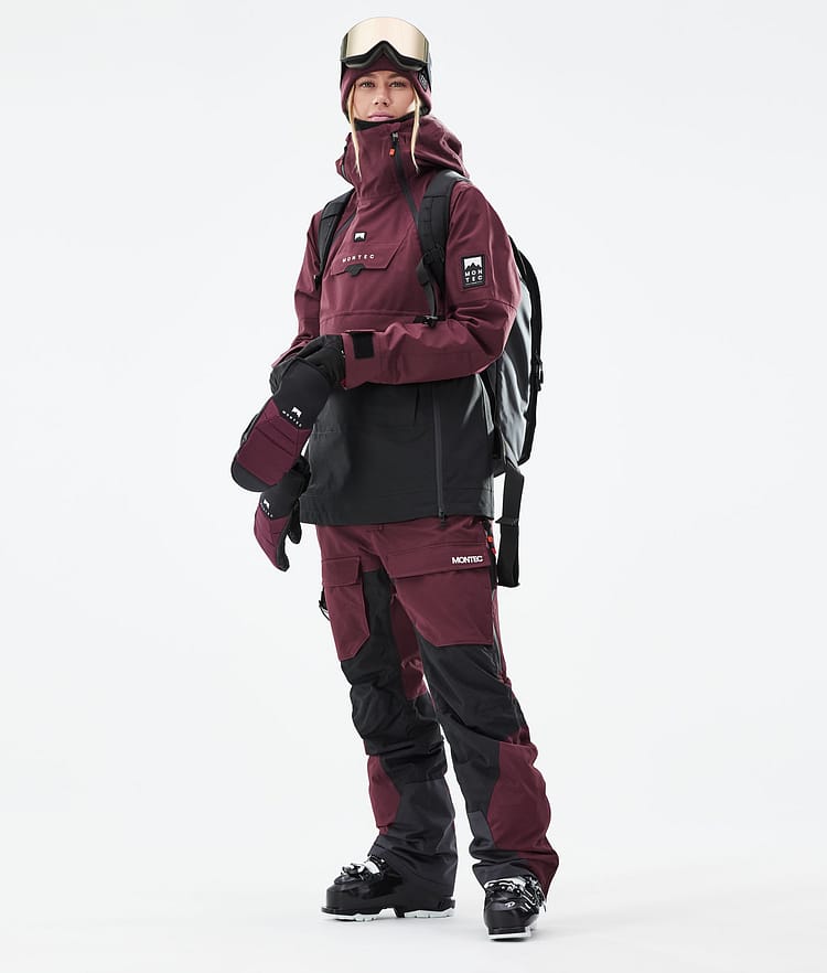 Montec Doom W 21 Skijacke Damen Burgundy/Black, Image 4 of 12