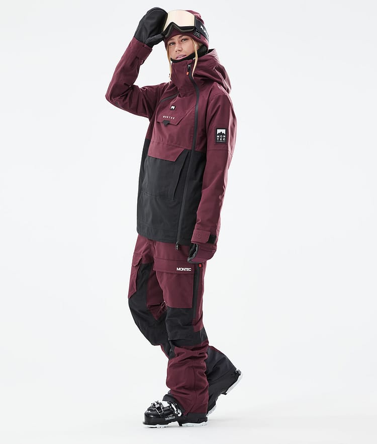Montec Doom W 21 Skijacke Damen Burgundy/Black, Image 5 of 12