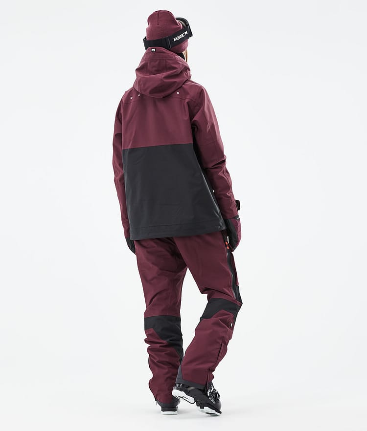 Montec Doom W 21 Skijacke Damen Burgundy/Black, Image 6 of 12