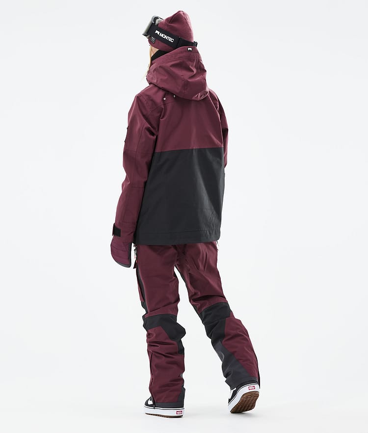 Montec Doom W 21 Snowboardjacke Damen Burgundy/Black, Image 6 of 12