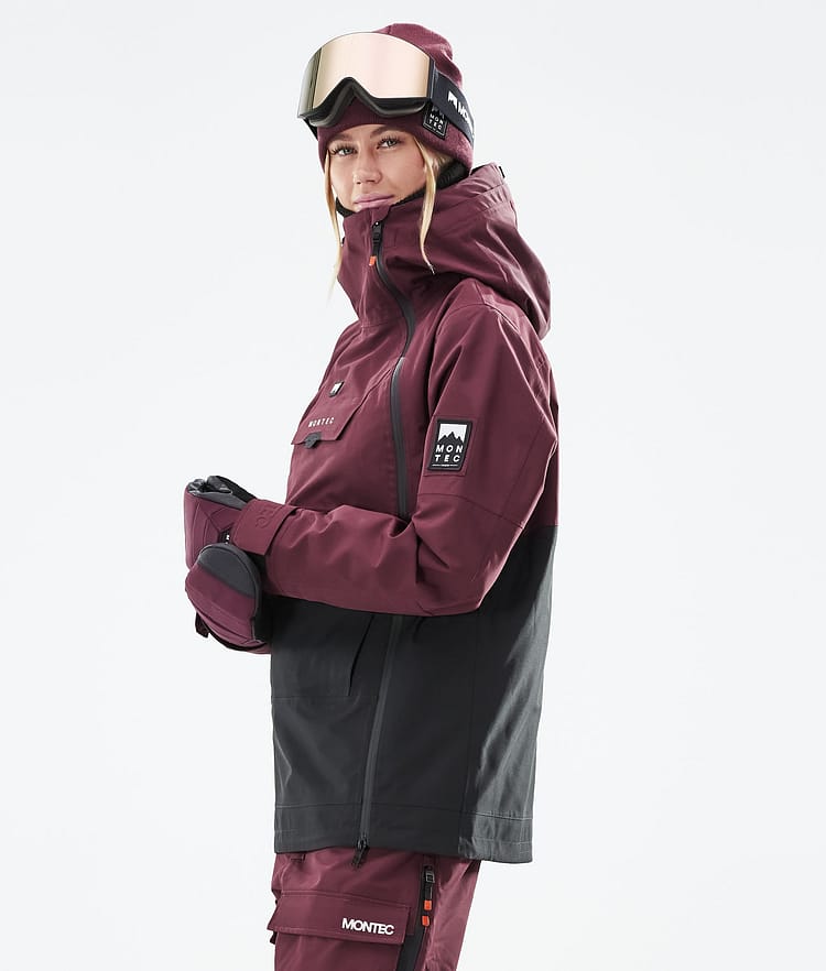 Montec Doom W 21 Snowboardjacke Damen Burgundy/Black, Image 7 of 12