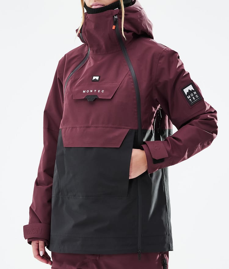 Montec Doom W 21 Skijacke Damen Burgundy/Black, Image 9 of 12