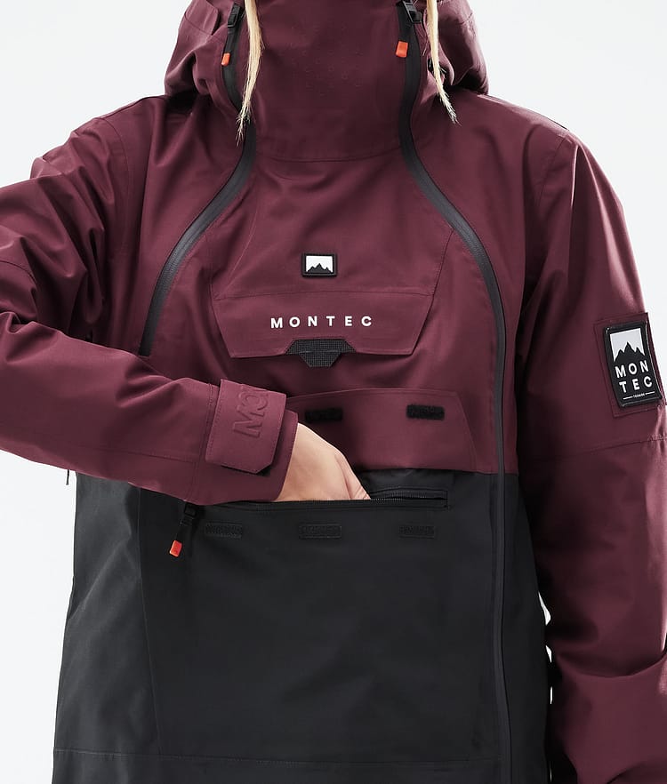 Montec Doom W 21 Skijacke Damen Burgundy/Black, Image 10 of 12
