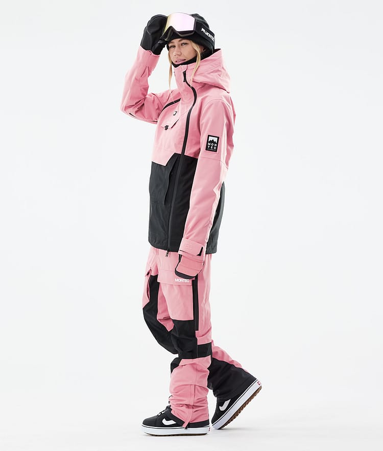 Montec Doom W 21 Snowboardjacke Damen Pink/Black, Image 6 of 13