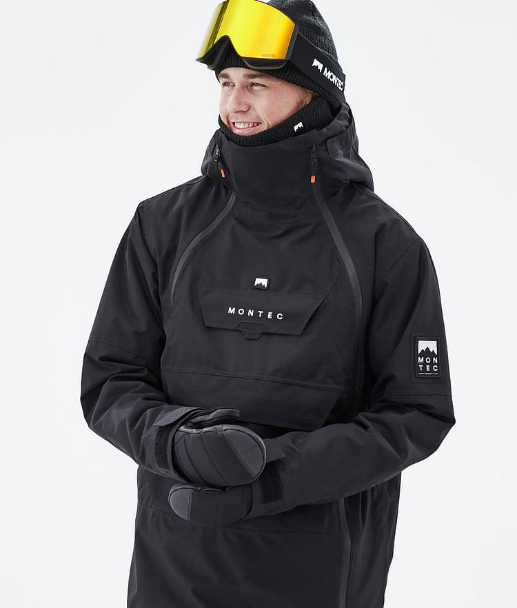 Montec Doom 21 Snowboardjacke Herren Black, Image 2 of 11