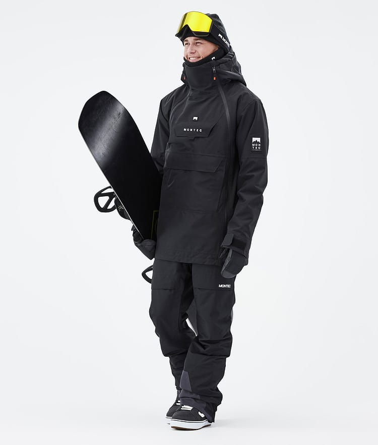 Montec Doom 21 Snowboardjacke Herren Black, Image 3 of 11