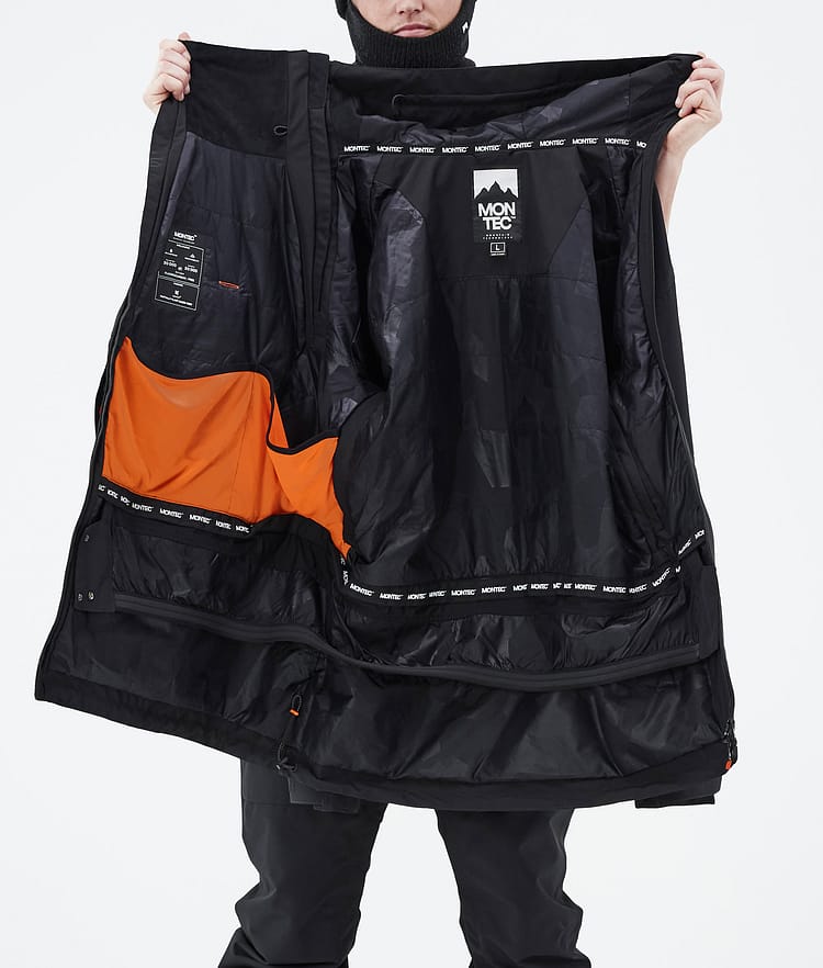 Montec Doom 21 Snowboardjacke Herren Black, Image 11 of 11