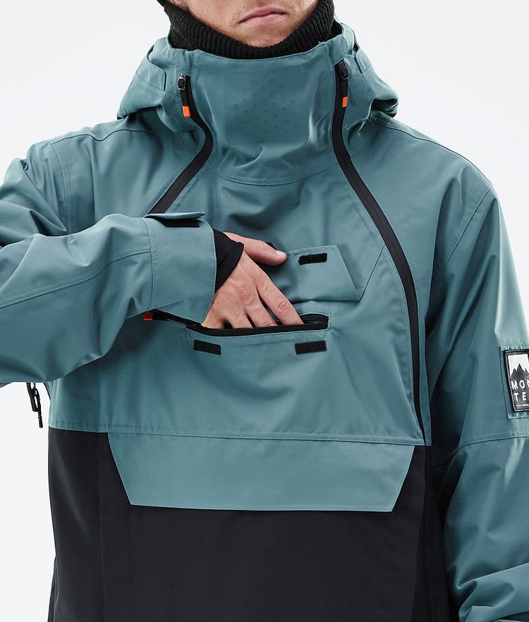 Montec Doom 21 Snowboardjacke Herren Atlantic/Black, Image 12 of 13