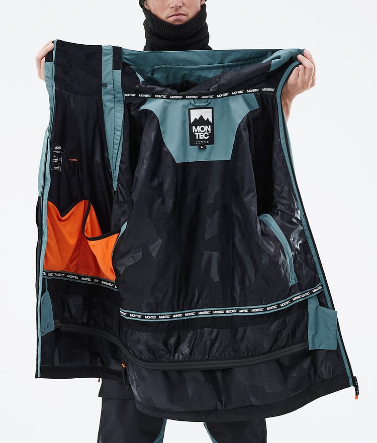 Montec Doom 21 Snowboardjacke Herren Atlantic/Black, Image 13 of 13