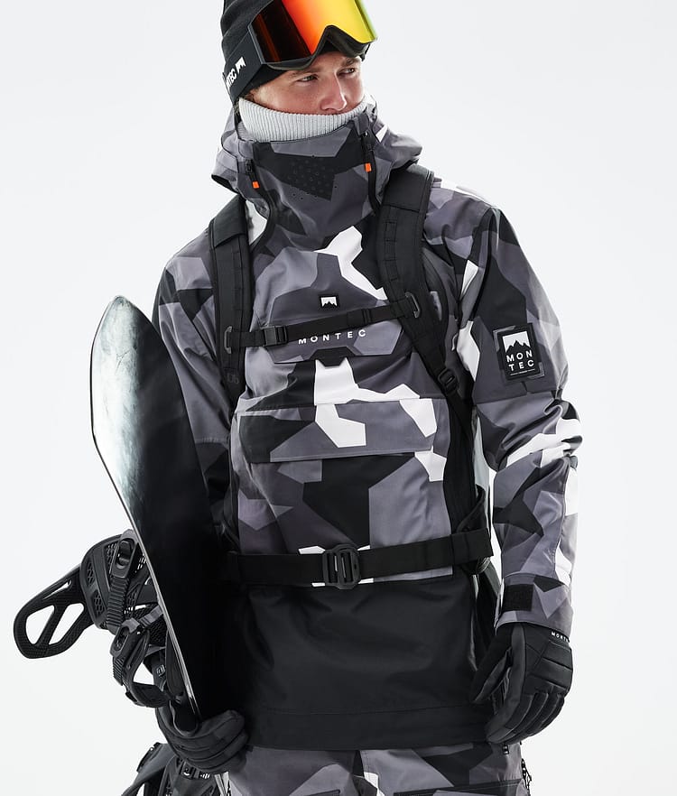Montec Doom 21 Snowboardjacke Herren Arctic Camo/Black, Image 3 of 11