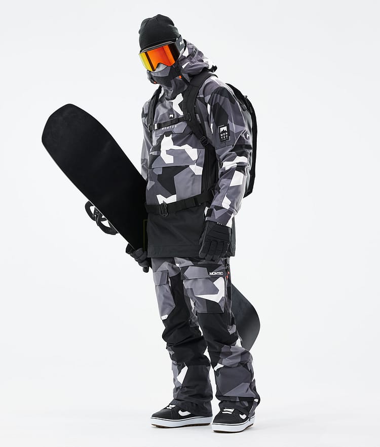 Montec Doom 21 Snowboardjacke Herren Arctic Camo/Black, Image 4 of 11