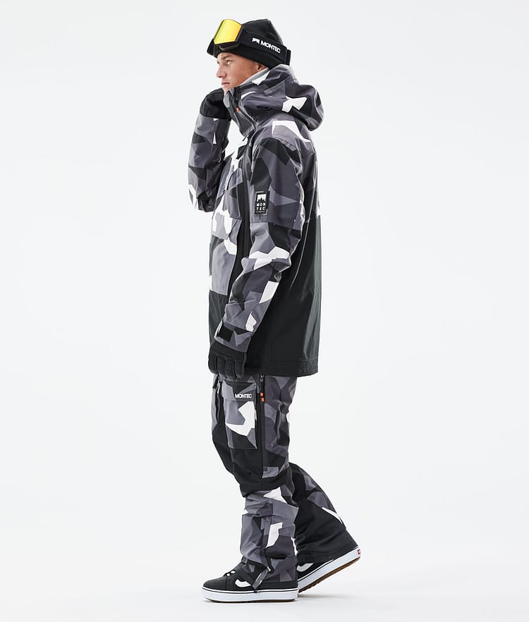 Montec Doom 21 Snowboardjacke Herren Arctic Camo/Black, Image 5 of 11