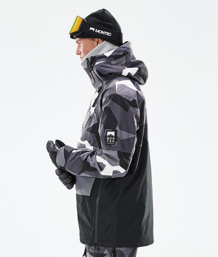 Montec Doom 21 Snowboardjacke Herren Arctic Camo/Black, Image 7 of 11