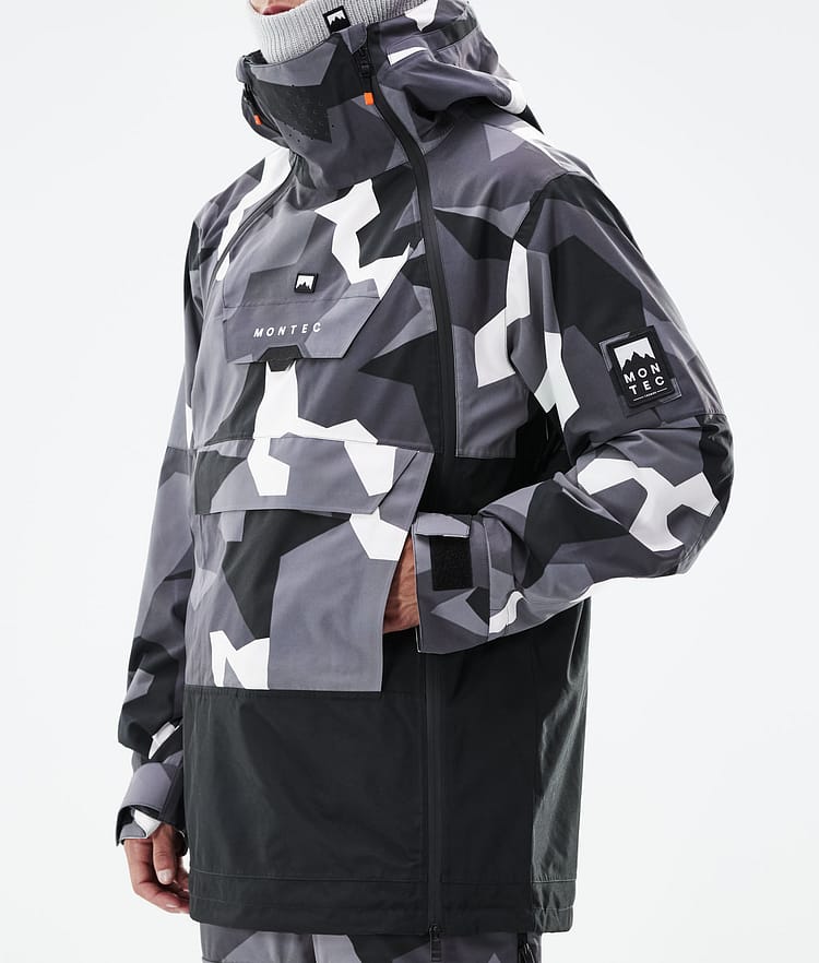 Montec Doom 21 Snowboardjacke Herren Arctic Camo/Black, Image 9 of 11