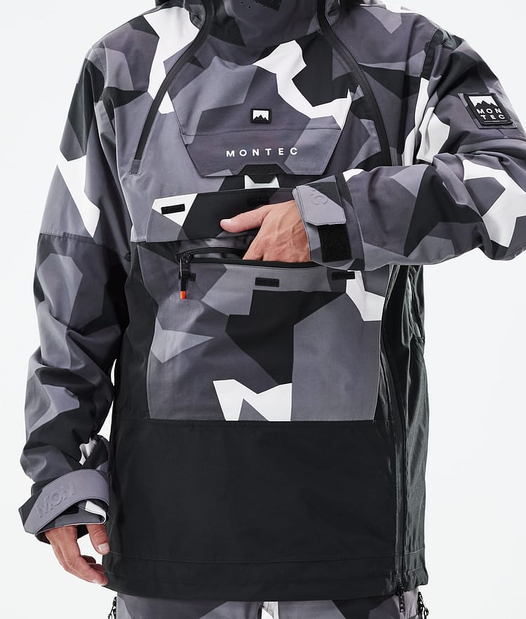 Montec Doom 21 Snowboardjacke Herren Arctic Camo/Black, Image 10 of 11