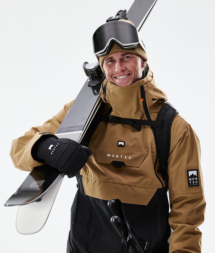 Montec Doom 21 Skijacke Herren Gold/Black, Image 3 of 12