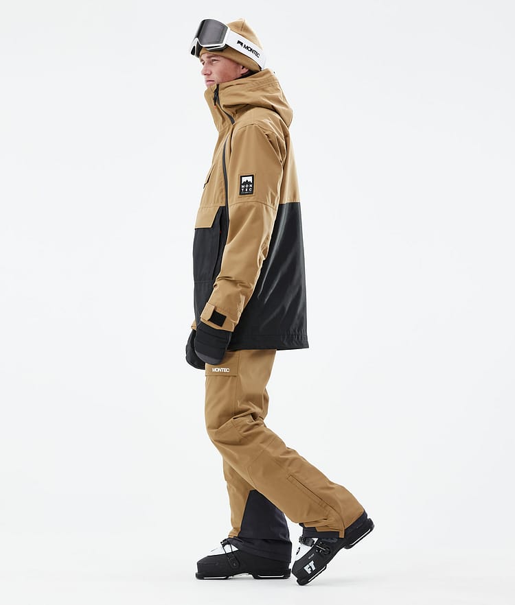 Montec Doom 21 Skijacke Herren Gold/Black, Image 5 of 12