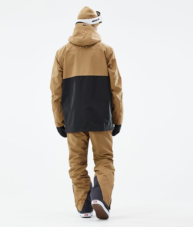 Montec Doom 21 Snowboardjacke Herren Gold/Black, Image 7 of 13
