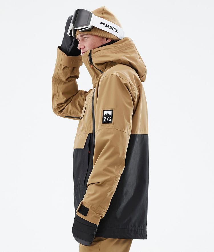 Montec Doom 21 Skijacke Herren Gold/Black, Image 7 of 12