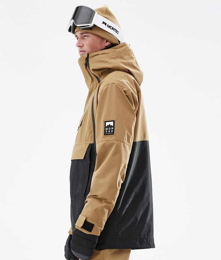 Montec Doom 21 Snowboardjacke Herren Gold/Black, Image 8 of 13