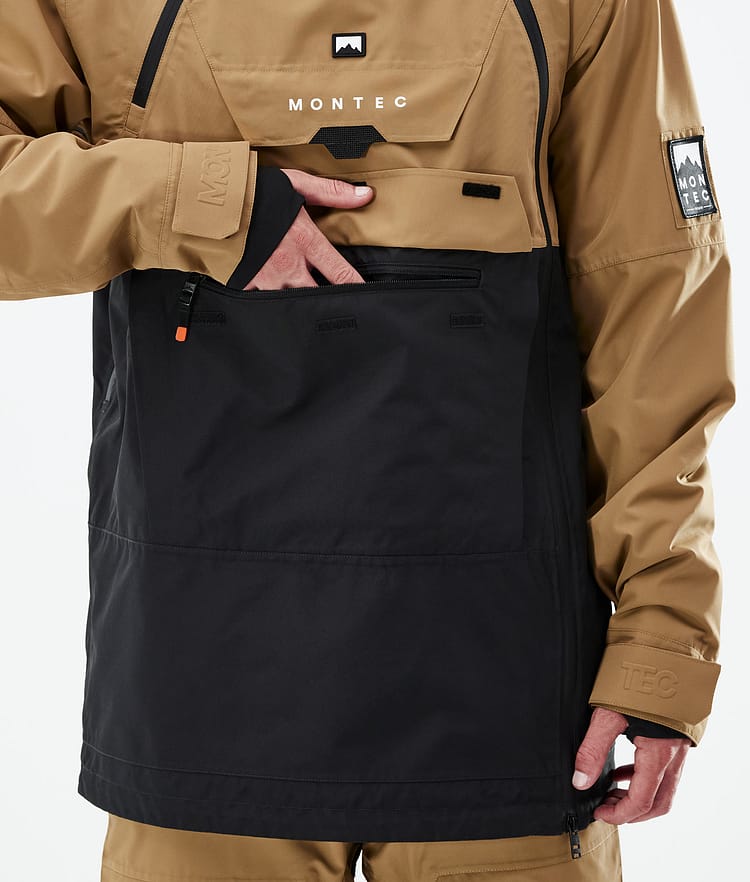 Montec Doom 21 Skijacke Herren Gold/Black, Image 10 of 12