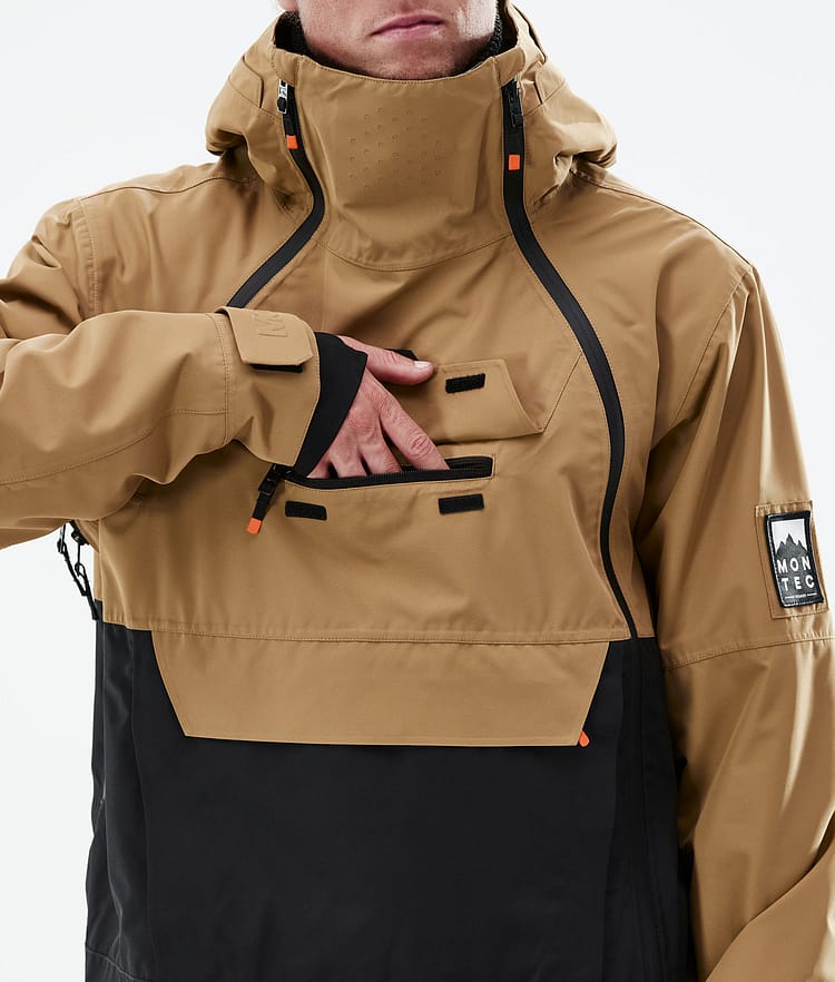 Montec Doom 21 Skijacke Herren Gold/Black, Image 11 of 12