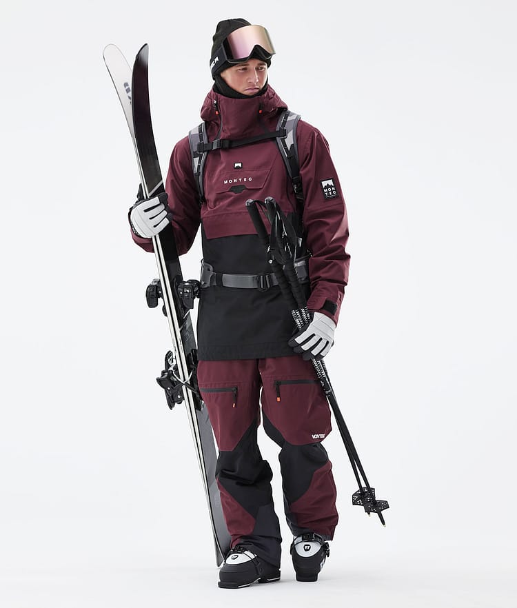 Montec Doom 21 Skijacke Herren Burgundy/Black, Image 5 of 13