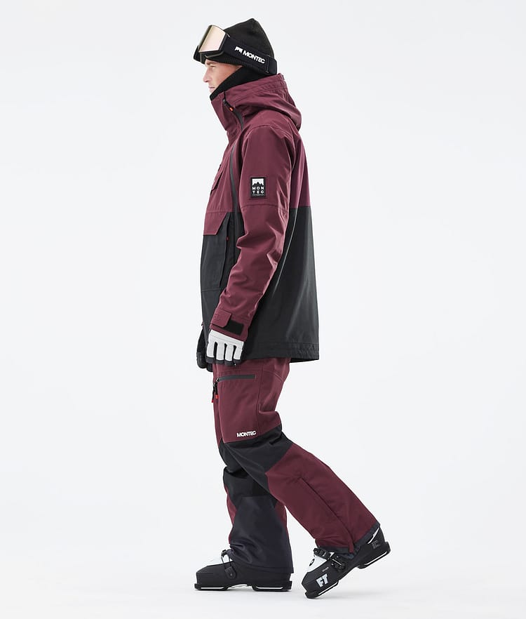 Montec Doom 21 Skijacke Herren Burgundy/Black, Image 6 of 13