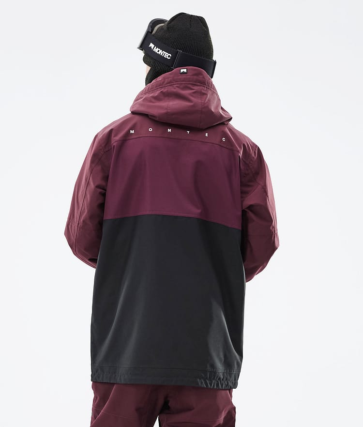 Montec Doom 21 Snowboardjacke Herren Burgundy/Black, Image 9 of 13