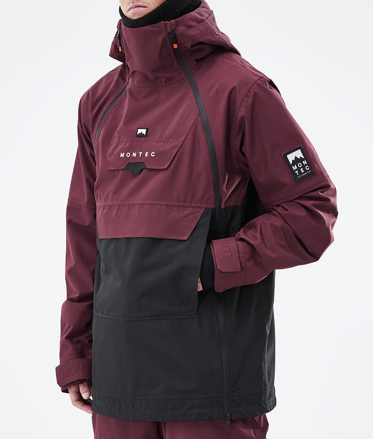 Montec Doom 21 Skijacke Herren Burgundy/Black, Image 10 of 13