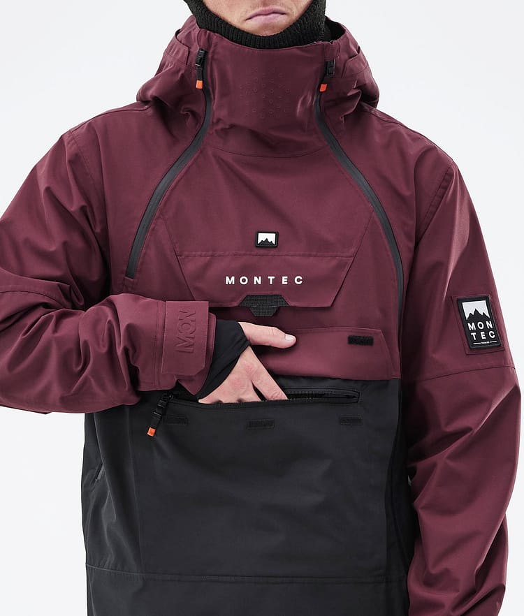 Montec Doom 21 Skijacke Herren Burgundy/Black, Image 11 of 13