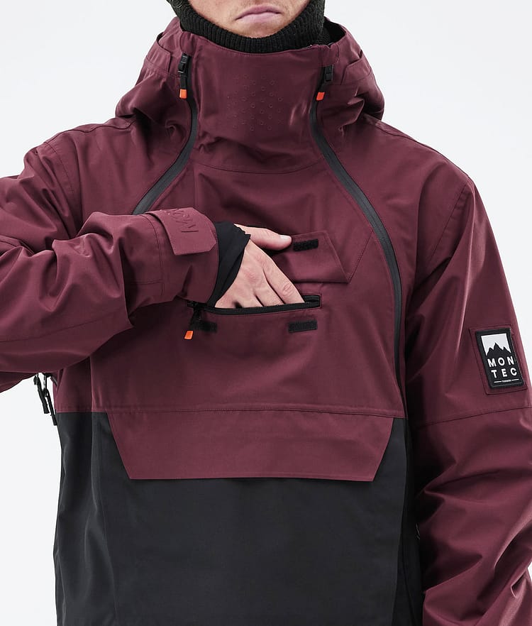 Montec Doom 21 Skijacke Herren Burgundy/Black, Image 12 of 13