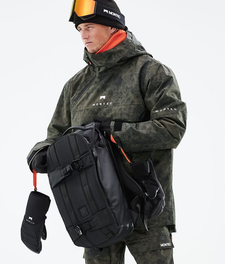 Montec Dune 21 Snowboardjacke Herren Olive Green Tiedye, Image 2 of 10