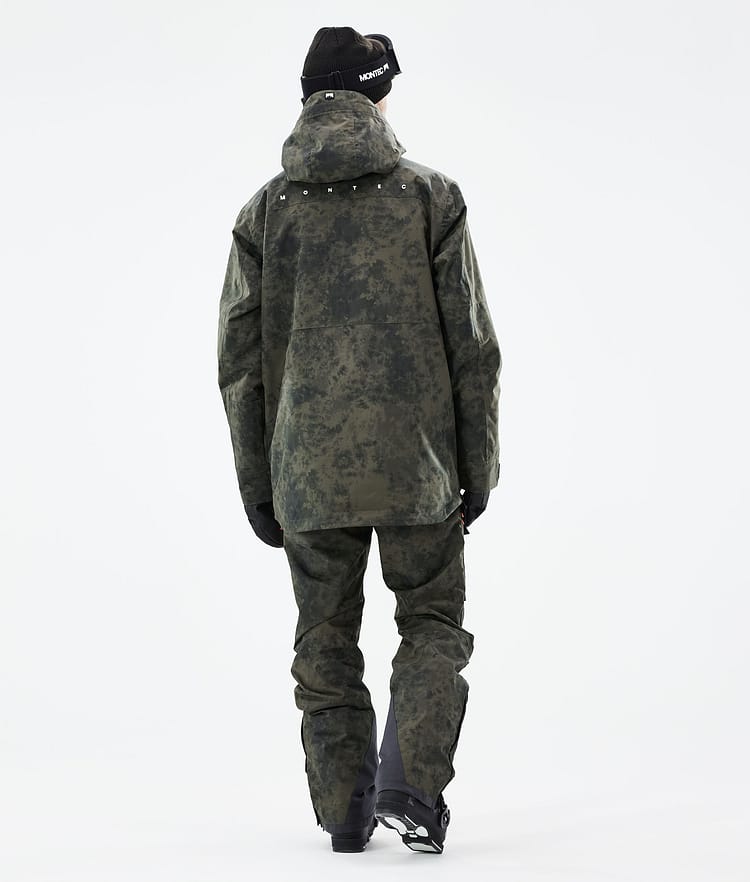 Montec Dune 21 Skijacke Herren Olive Green Tiedye, Image 7 of 11