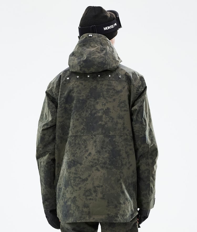 Montec Dune 21 Snowboardjacke Herren Olive Green Tiedye, Image 8 of 10