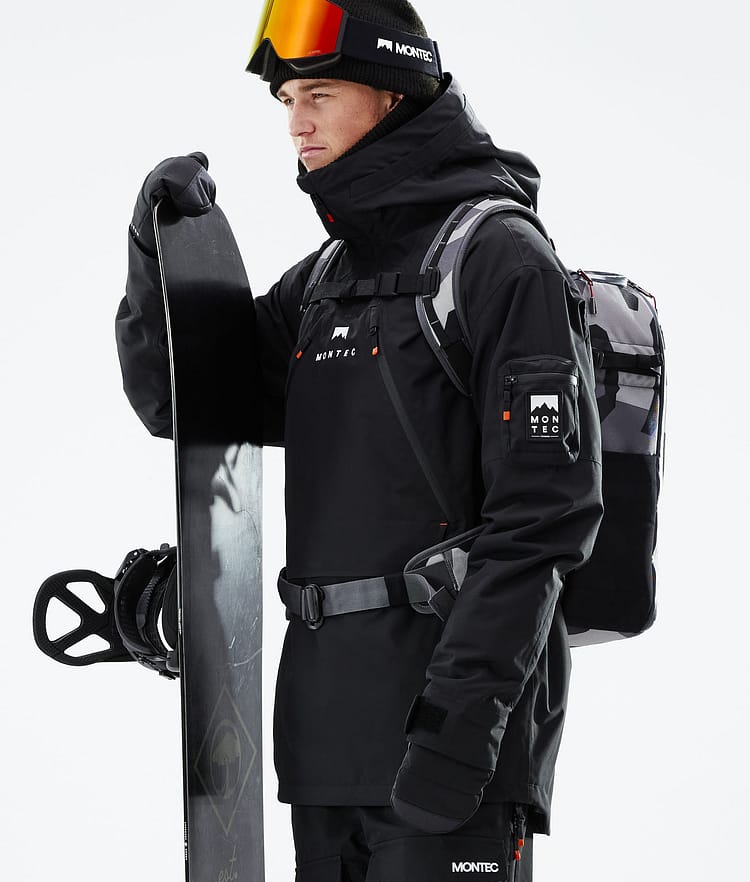 Montec Anzu Snowboardjacke Herren Black, Image 3 of 11