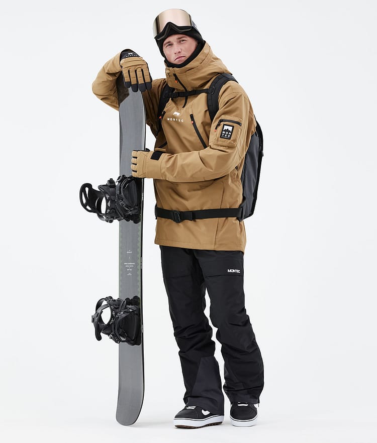 Montec Anzu Snowboardjacke Herren Gold, Image 4 of 11