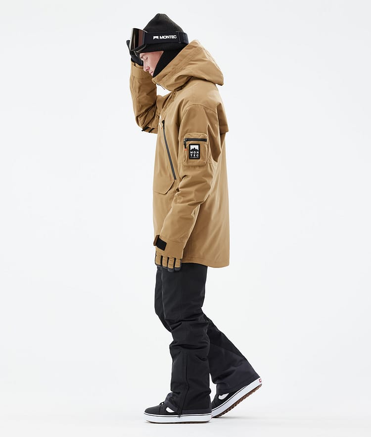 Montec Anzu Snowboardjacke Herren Gold, Image 5 of 11