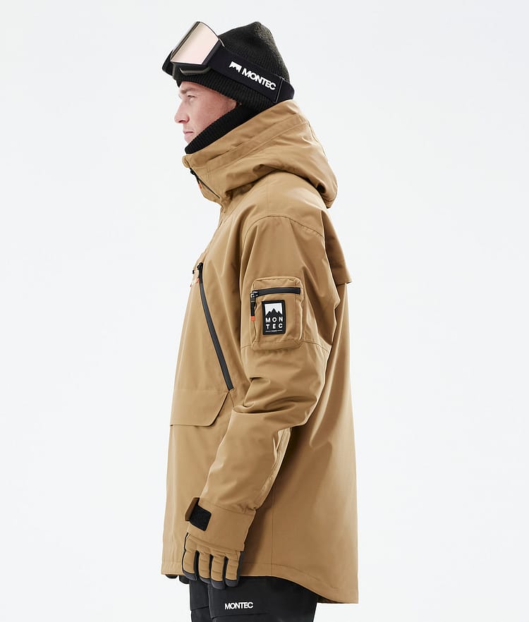 Montec Anzu Snowboardjacke Herren Gold, Image 7 of 11