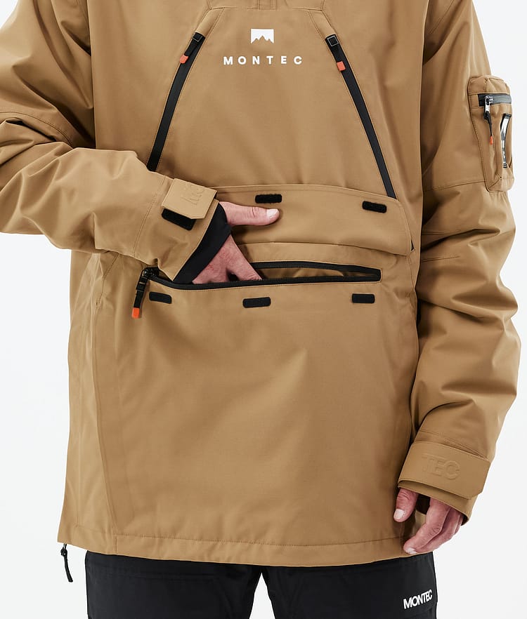Montec Anzu Snowboardjacke Herren Gold, Image 10 of 11