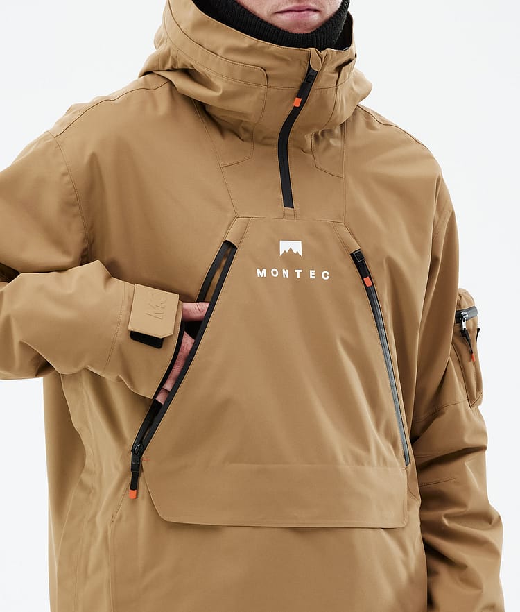 Montec Anzu Snowboardjacke Herren Gold, Image 11 of 11