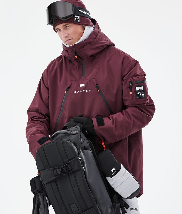 Montec Anzu Skijacke Herren Burgundy, Image 2 of 11