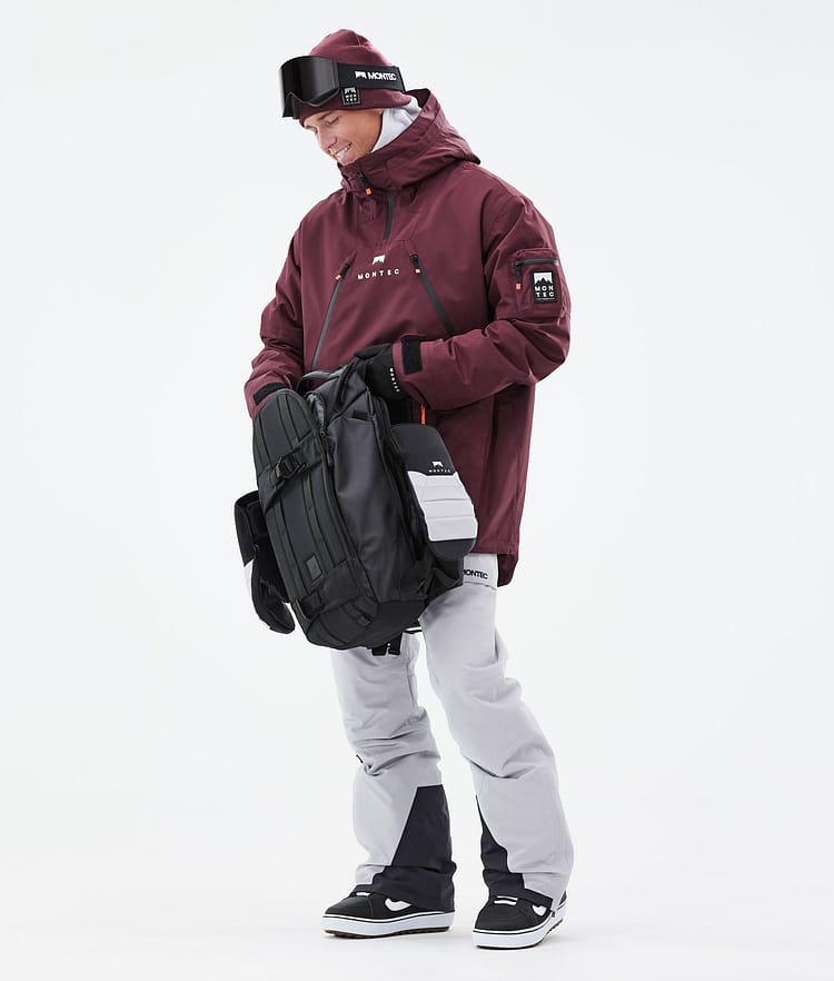 Montec Anzu Snowboardjacke Herren Burgundy, Image 4 of 11