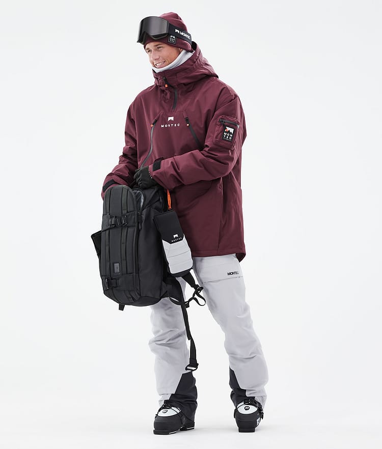 Montec Anzu Skijacke Herren Burgundy, Image 4 of 11