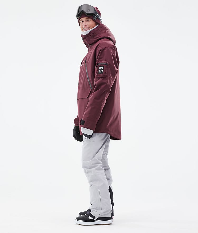 Montec Anzu Snowboardjacke Herren Burgundy, Image 5 of 11