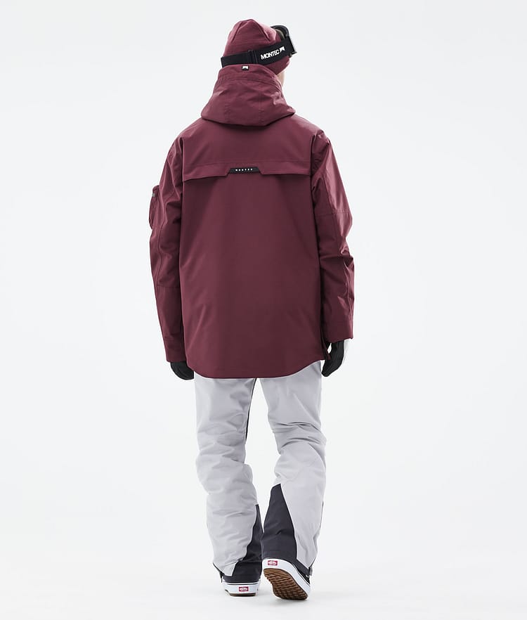 Montec Anzu Snowboardjacke Herren Burgundy, Image 6 of 11