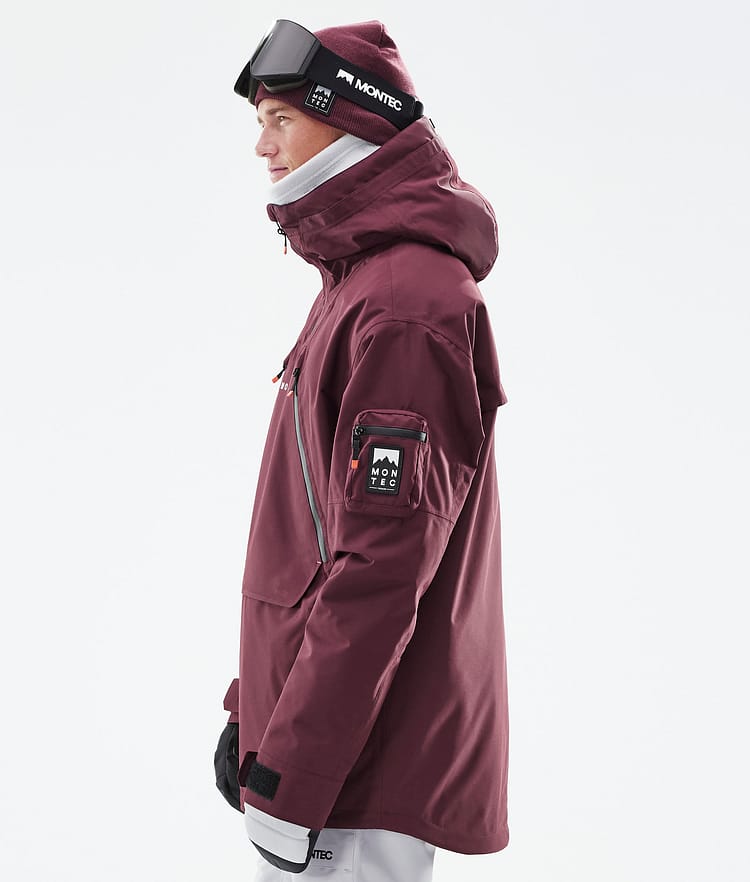 Montec Anzu Snowboardjacke Herren Burgundy, Image 7 of 11