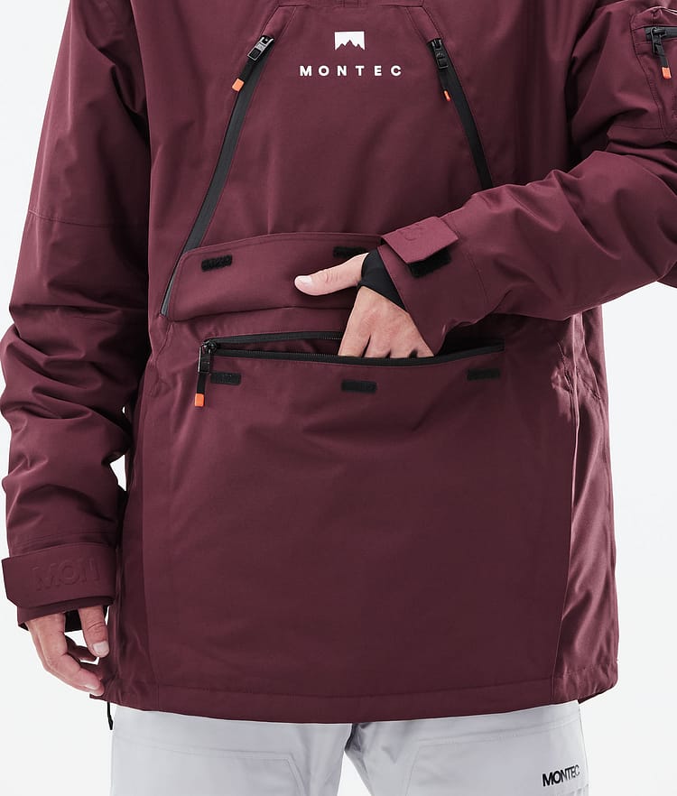 Montec Anzu Snowboardjacke Herren Burgundy, Image 11 of 11