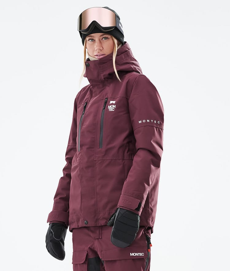 Montec Fawk W 21 Snowboardjacke Damen Burgundy, Image 2 of 11